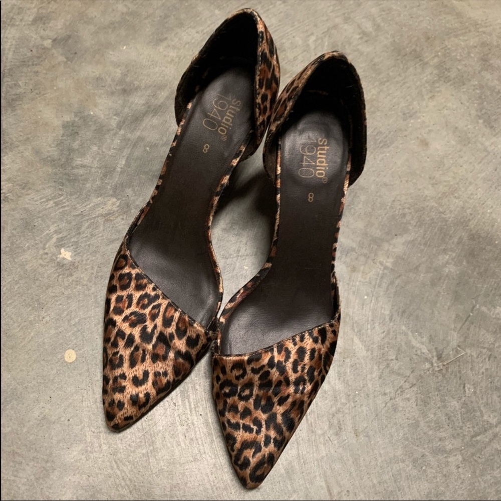 Cheetah print heels